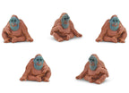 Safari Orang-oetan speelset 2,5 cm bruin 192-delig