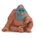 Safari Orang-oetan speelset 2,5 cm bruin 192-delig