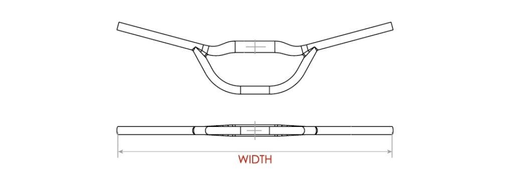 Satori stuur falcon aero ø31.8 b=700mm, mat-zwart