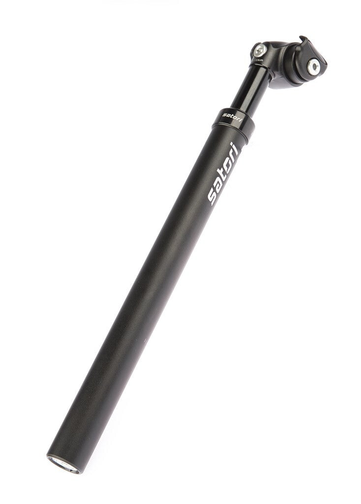 Zadelpen verend Satori Elegance LT Ø27.2mm 350mm - mat zwart