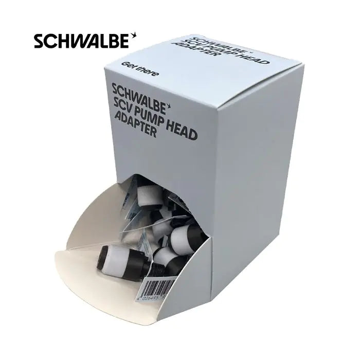 SCHWALBE - SCHWALBE Toonbankdisplay clik valve (scv) pomp adapter (25 stuks)