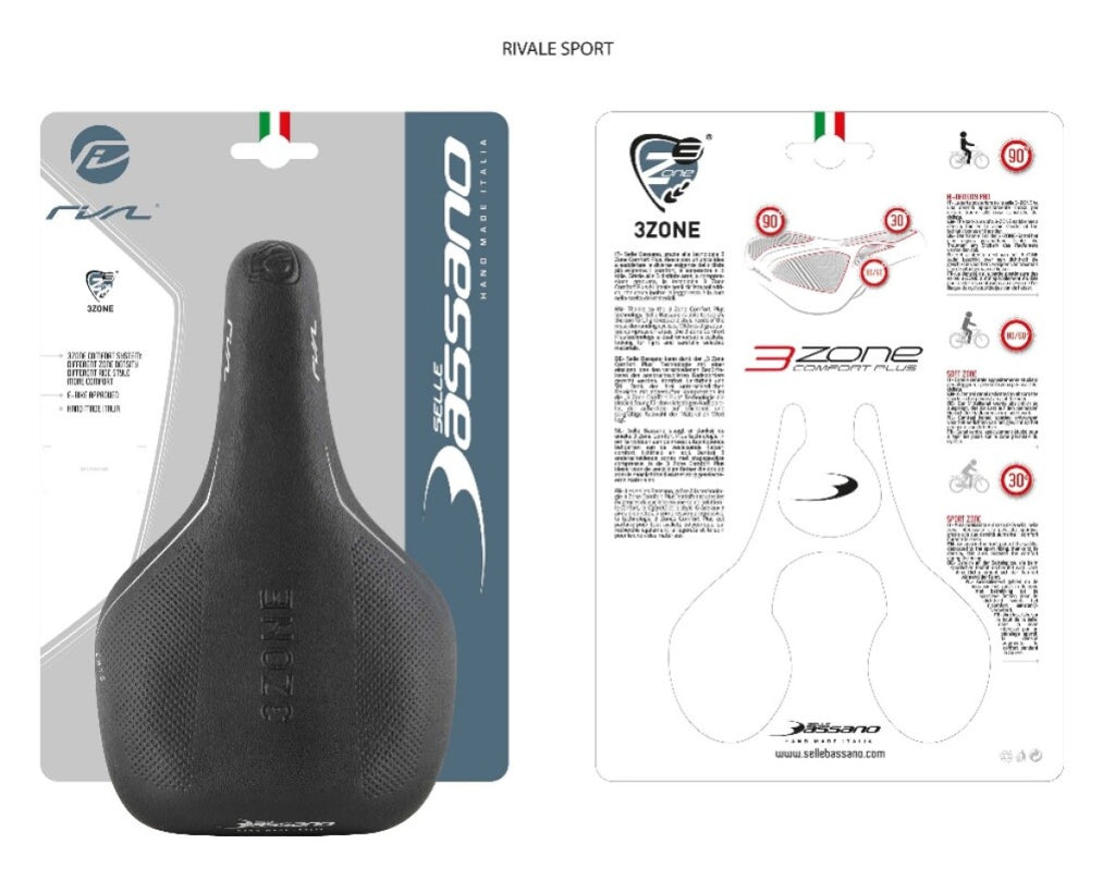 Selle Sb Volare rivale 3zone uni noir