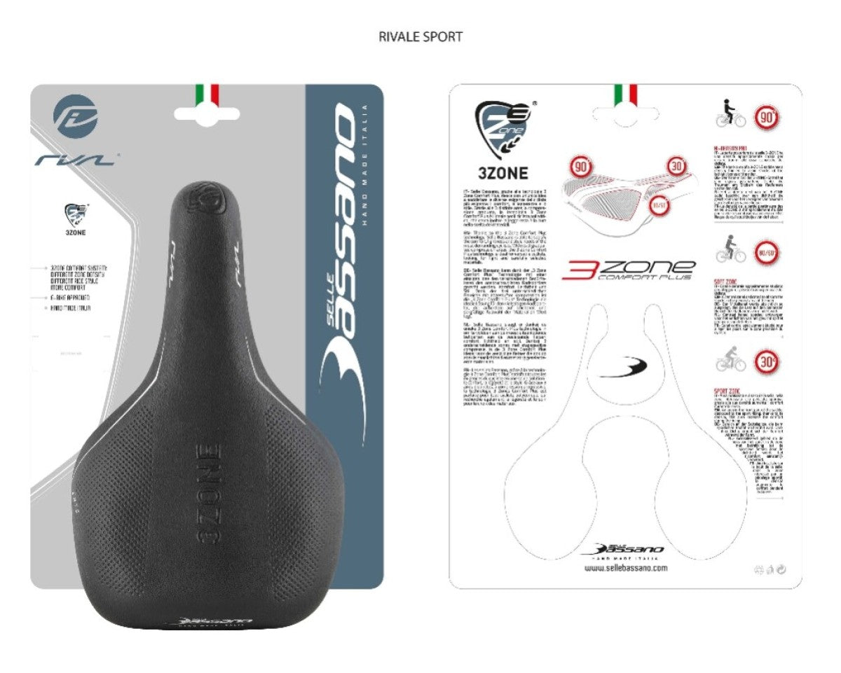 Selle Sb Volare rivale 3zone uni noir