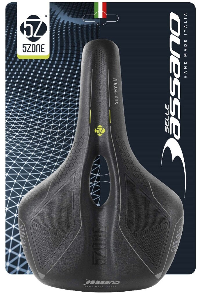 Selle Bassano selle Suprema 5zone EL hommes noir