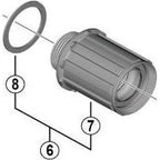 Shimano Benelux B.V. - Benelux B.V. y3ex98030 cassettebody 10/11-sp fh-rs770 ultegra