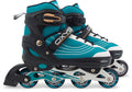 Skids control - Oxygen inline skates semi-softboot verstelbaar petrol maat 42-45