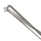 Rayons Alpina 13G (2,34 mm) 266 mm en acier inoxydable (P36)