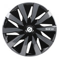 Sparco wieldoppen lazio - 14 inch - zwart grijs
