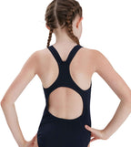 Speedo Endurance + Medalist badpak meisjes blauw maat 152