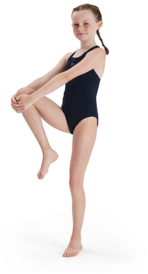Speedo Endurance + Medalist badpak meisjes blauw maat 152