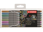 Stabilo pen 68 metallic etui 8 kleuren