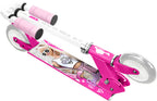 Mattel barbie 2-wiel kinderstep opvouwbaar voetrem roze
