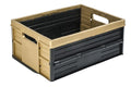Starbright Boodschappenkrat 32 liter bruin zwart