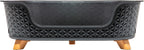Starplast Hondenmand met verhoging 78.5 x 58.5 x 25 cm Zwart