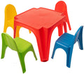 Starplay Speeltafel en Stoelen Set Junior Rood 5-delig