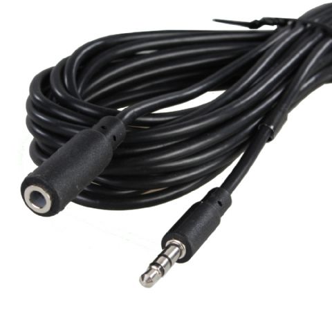 Benel stereo audio verlengkabel 3,5 mm male - 3,5 mm female 5m