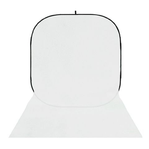 Studioking background board bbt-01-20 wit zwart 400x150 cm