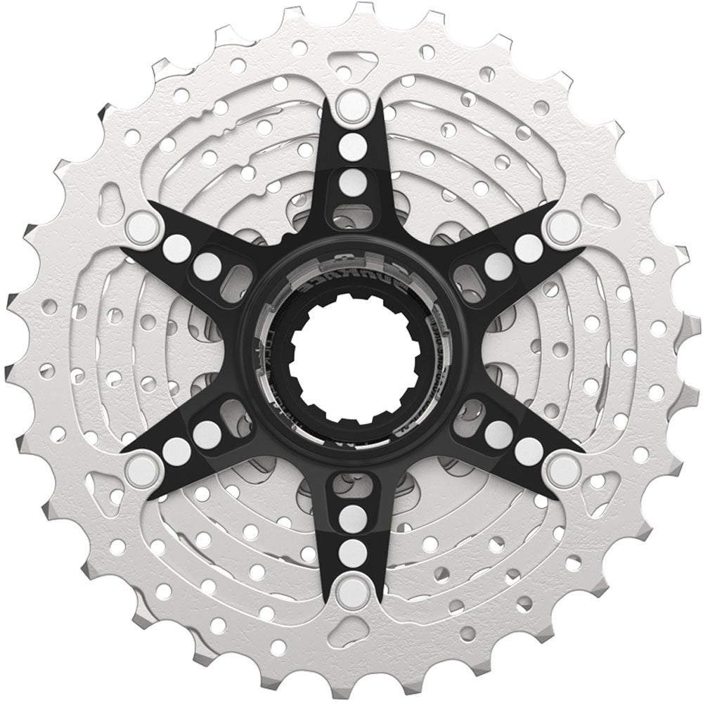 Sunrace cassette csrz800 12v 11-34t zilver rood