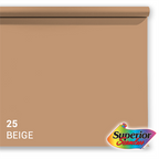 Superior - Superior achtergrondpapier 25 beige 135 x 11m