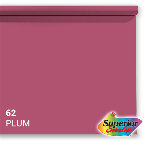 Superior - Superior achtergrondpapier 62 plum 135 x 11m