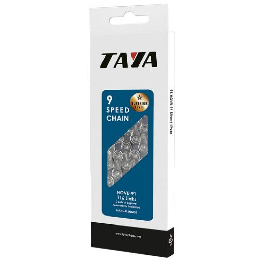 Buzaglo - Buzaglo ketting nove-91 1/2x5/64x116 9 speed zilver