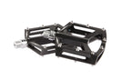 Pédales Tecora e BMX/descente/ATB plates avec broches de pédale noir