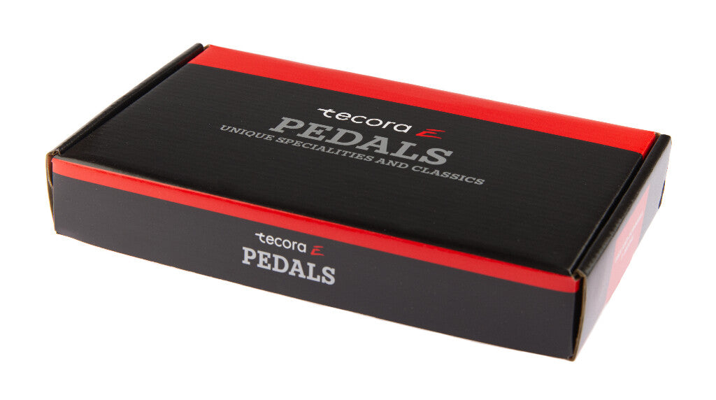 Pédales Tecora e BMX/descente/ATB plates avec broches de pédale noir