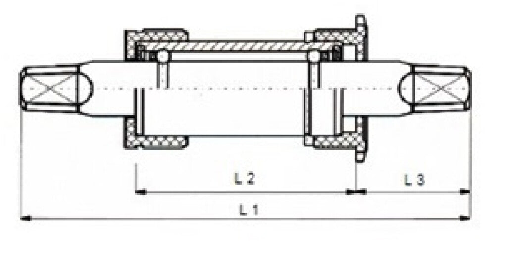 Tecora e trapas 122mm bsa, staal kunstst. cup