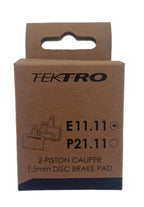 TEKTRO - TEKTRO schijfremblokken e1111 2-piston 5mm low noise resin