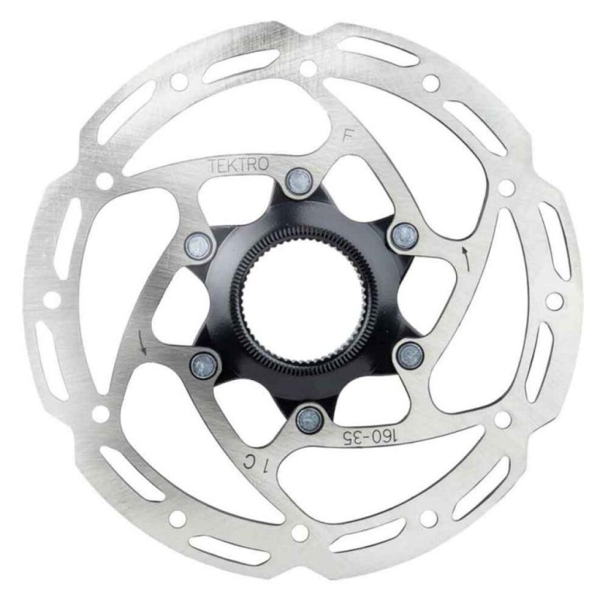 Tektro - Tektro schijfrem rotor tr160-35 ø160mm centerlock zilver