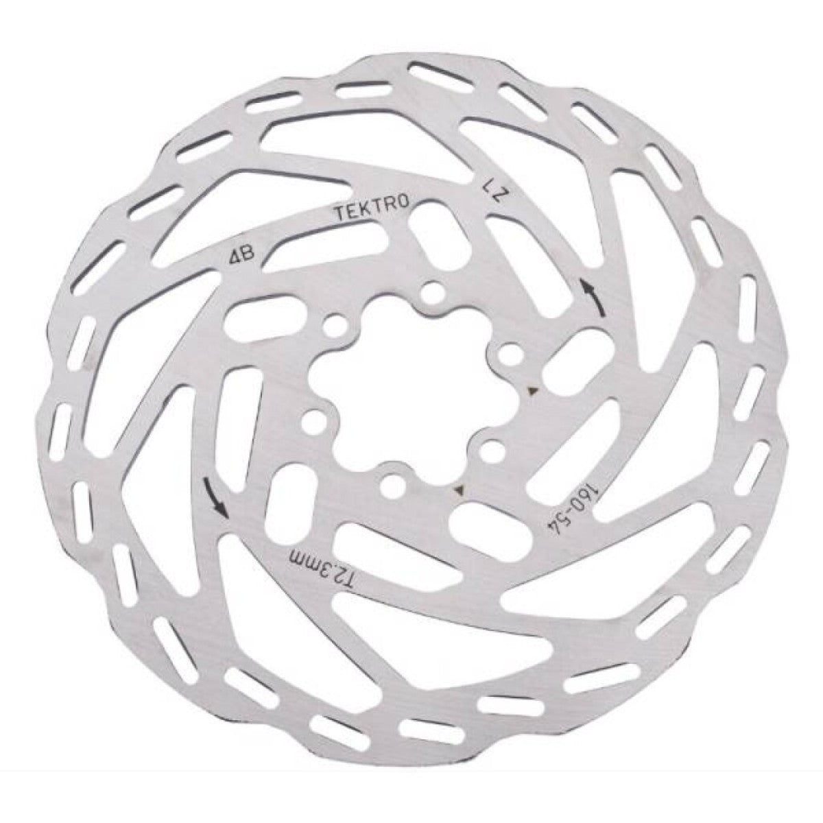 TEKTRO - TEKTRO schijfrem rotor tr160-54 ø160/2.3mm zilver