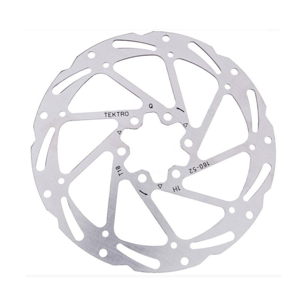 TEKTRO - TEKTRO schijfrem rotor tr180-52 ø180x1.85mm zilver