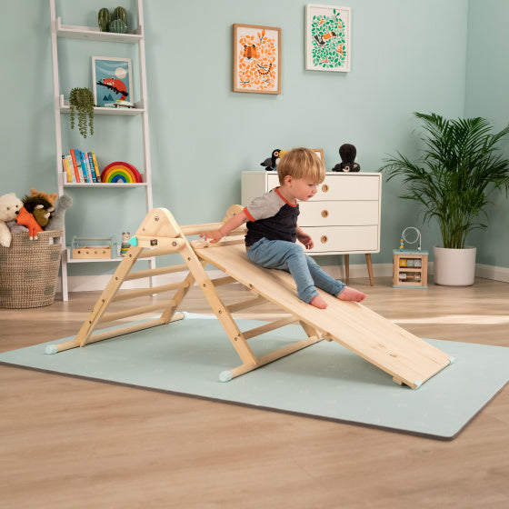 Tp toys Active-Tots Houten Klimbrug Glijbaan vanaf 12 Maanden
