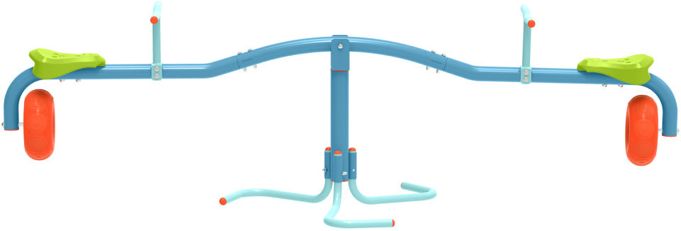 Tp toys Spiro Cyclone 360° Draaibare Wipwap voor Buiten Blauw Oranje