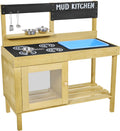 Tp toys Houten Modderkeuken met Oven, Spoelbak Accessoires