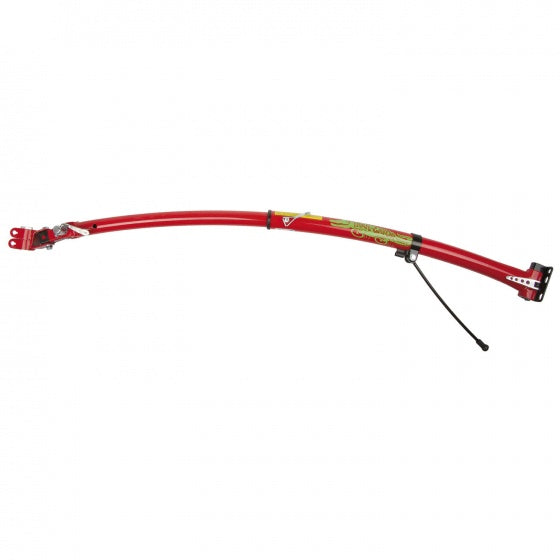 Trail-gator Tandemstang 25,4 31,8 mm staal rood