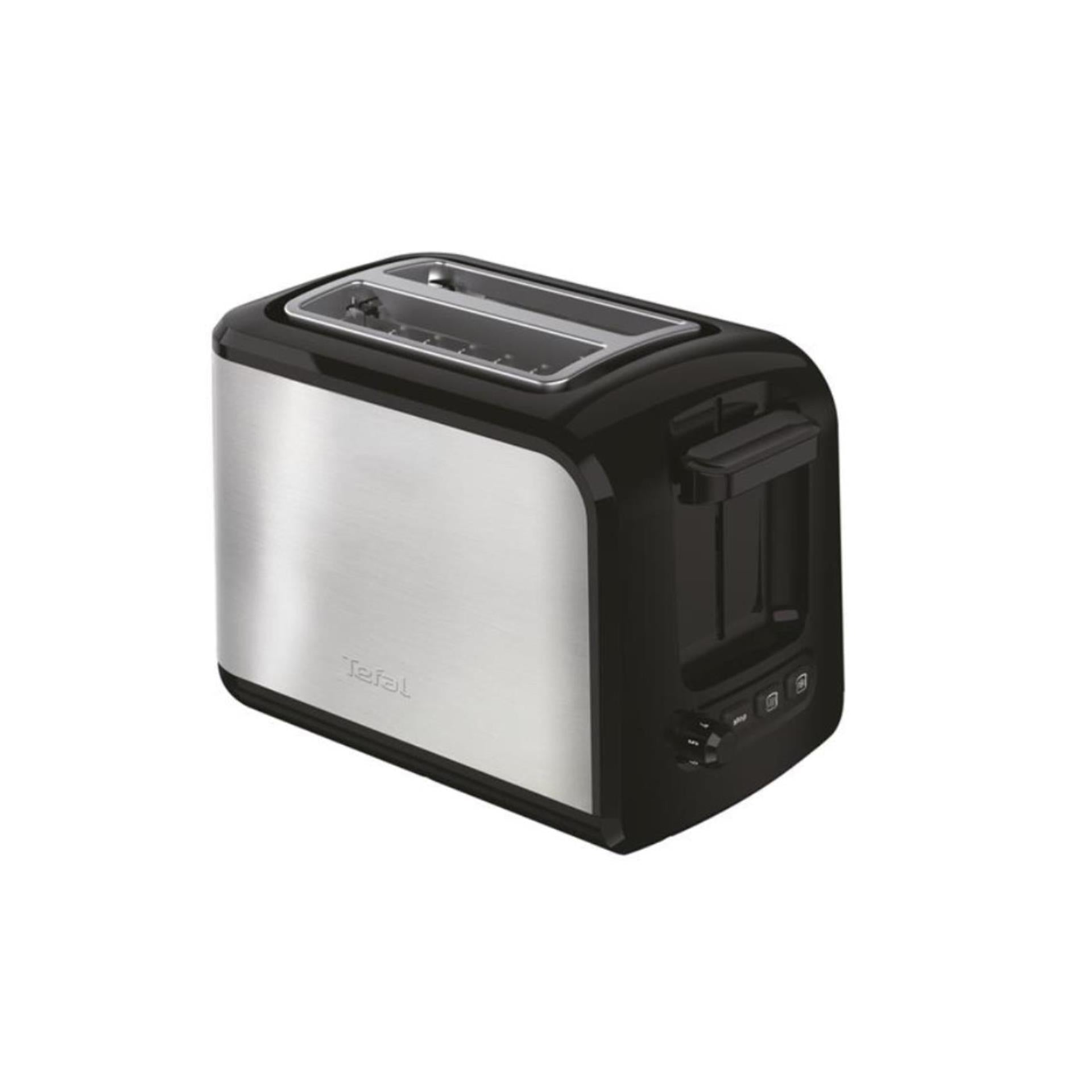 Tefal tt410d express broodrooster 16x26x19 cm 850w rvs zwart