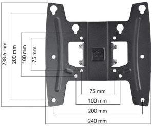 Enzo - Enzo Tv wandbeugel wm4251 one for all solid turn180 - 7312454