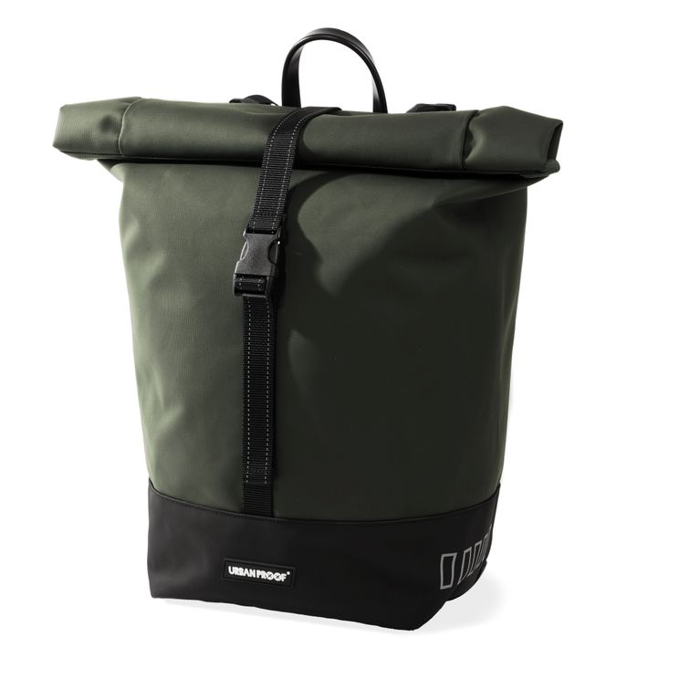 Dutchperfect - single rolltop tas 20l groen recycled