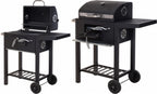 Vaggan Luxe houtskoolbrander 38,5 x 32,5 x 77 cm matzwart