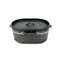 Valhal Dutch Oven Braadpan Gietijzer met deksel Ovaal 9 L