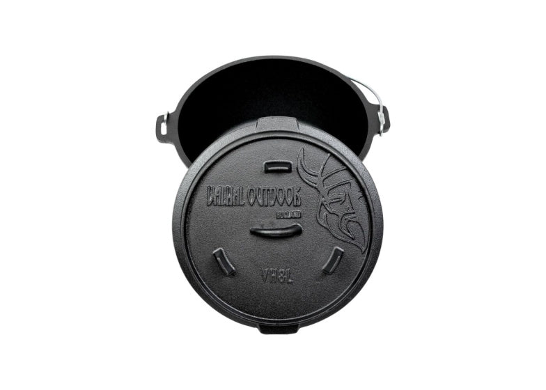 Valhal Dutch Oven Gietijzer met pootjes Outdoor 8 L