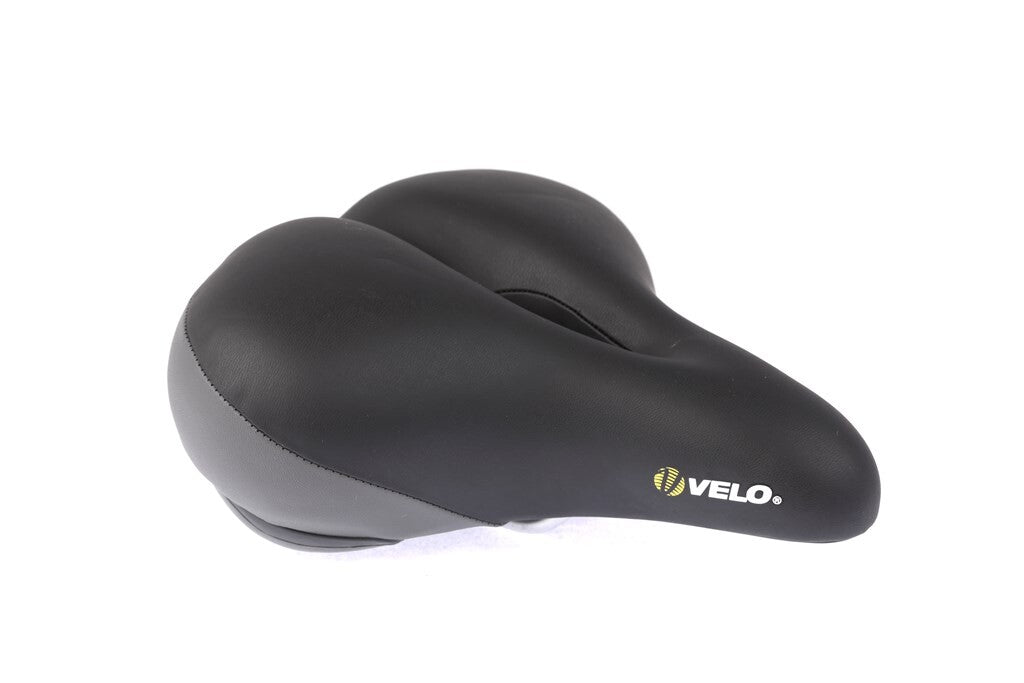 Velo Saddle Plush Touring Saddle Ladies Memory Foam 3016075MF selle en peluche visite mémoire mousse dames noires