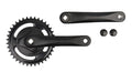 Buzaglo - Buzaglo Vinty crankstel 38t. met disc zwart 1/8"