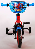 Spider-Man Kinderfiets Jongens 10 inch Rood Blauw Doortrapper