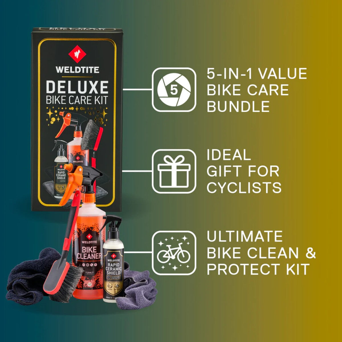 Weldtite deluxe fiets verzorgingsset