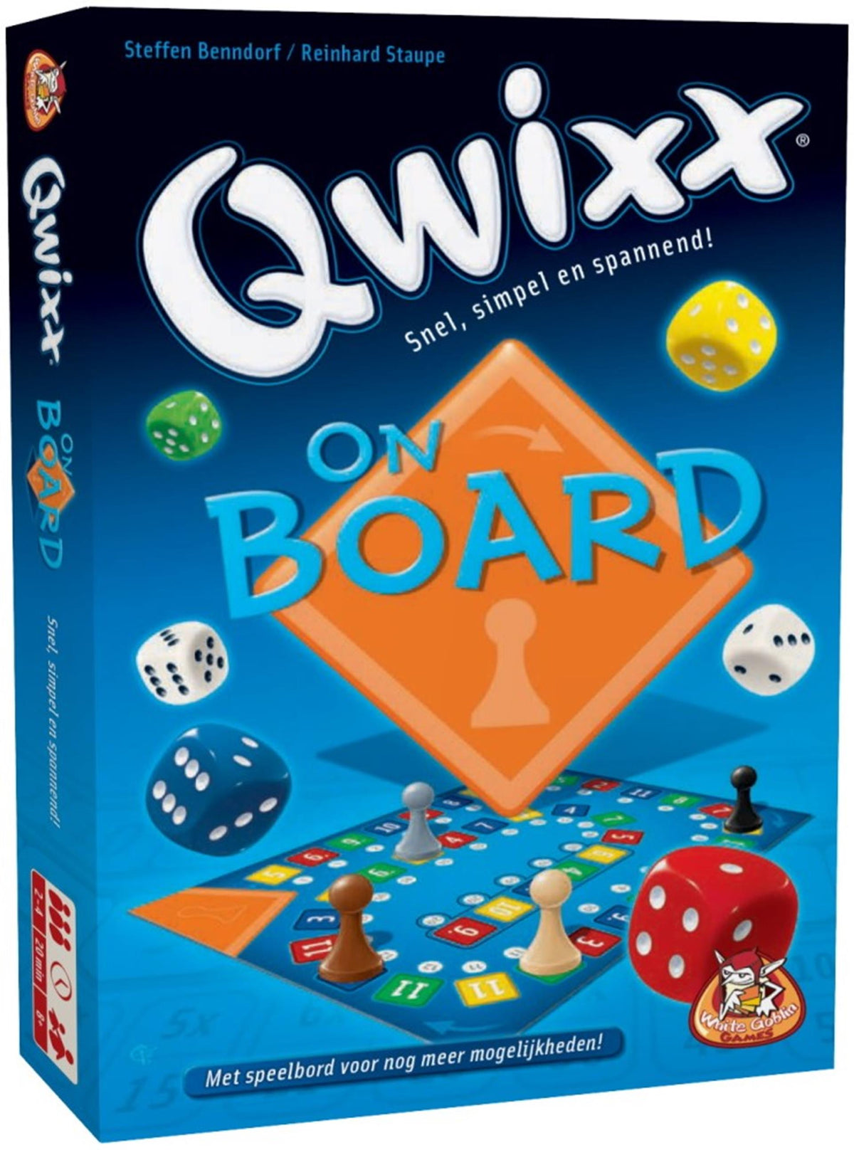White Goblin Games - White Goblin Games qwixx on board