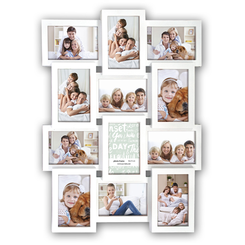Zep fotolijst pi01917 white voor 12 foto's