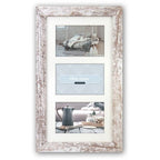 Zep fotolijst v23106 nelson 6 3q white wash voor 3 foto's