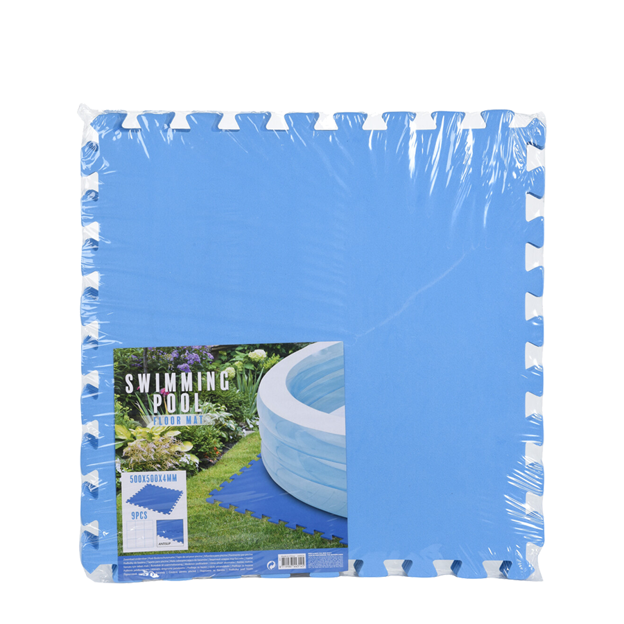 - Zwembadtegels Foam Blauw 50x50cm 9 stuks